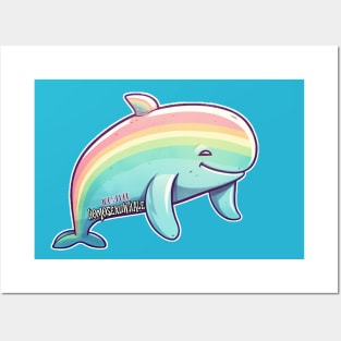 100% Pure Homosexual (Homosexu-whale) Posters and Art